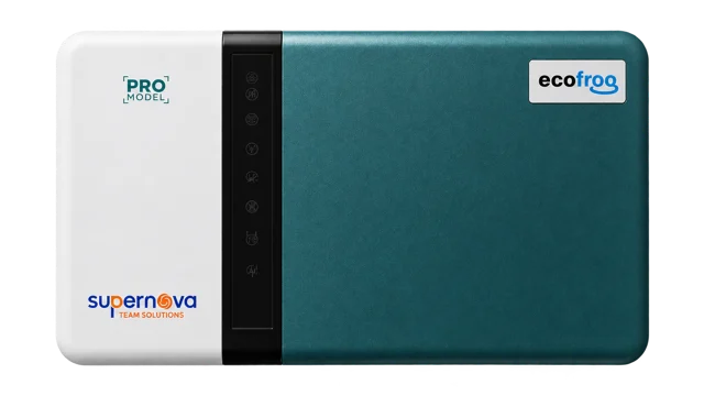 Equipamento EcofrogPro, em verde e branco